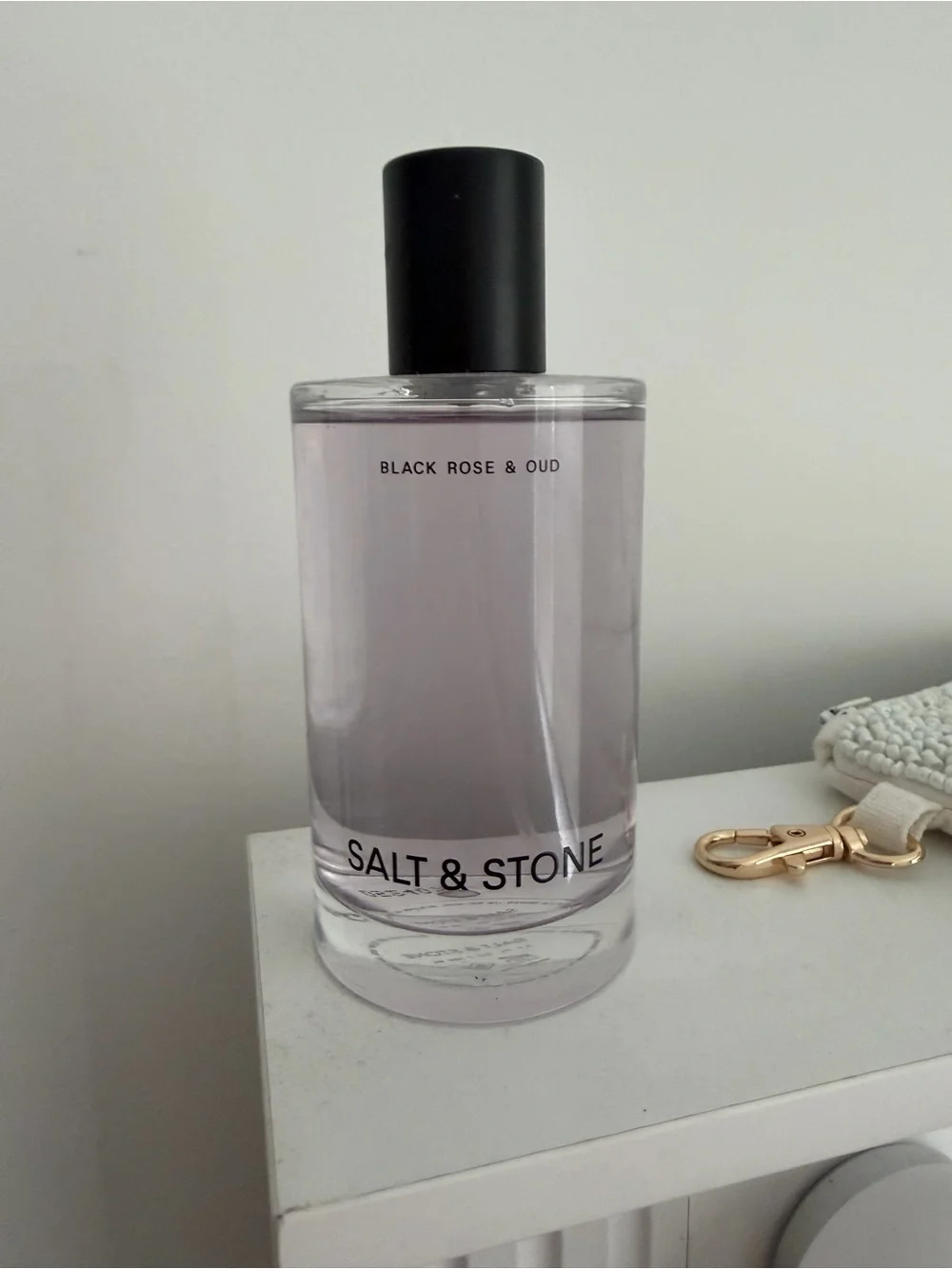 Salt & Stone Black Rose & Oud Body Oil - Light Lavender